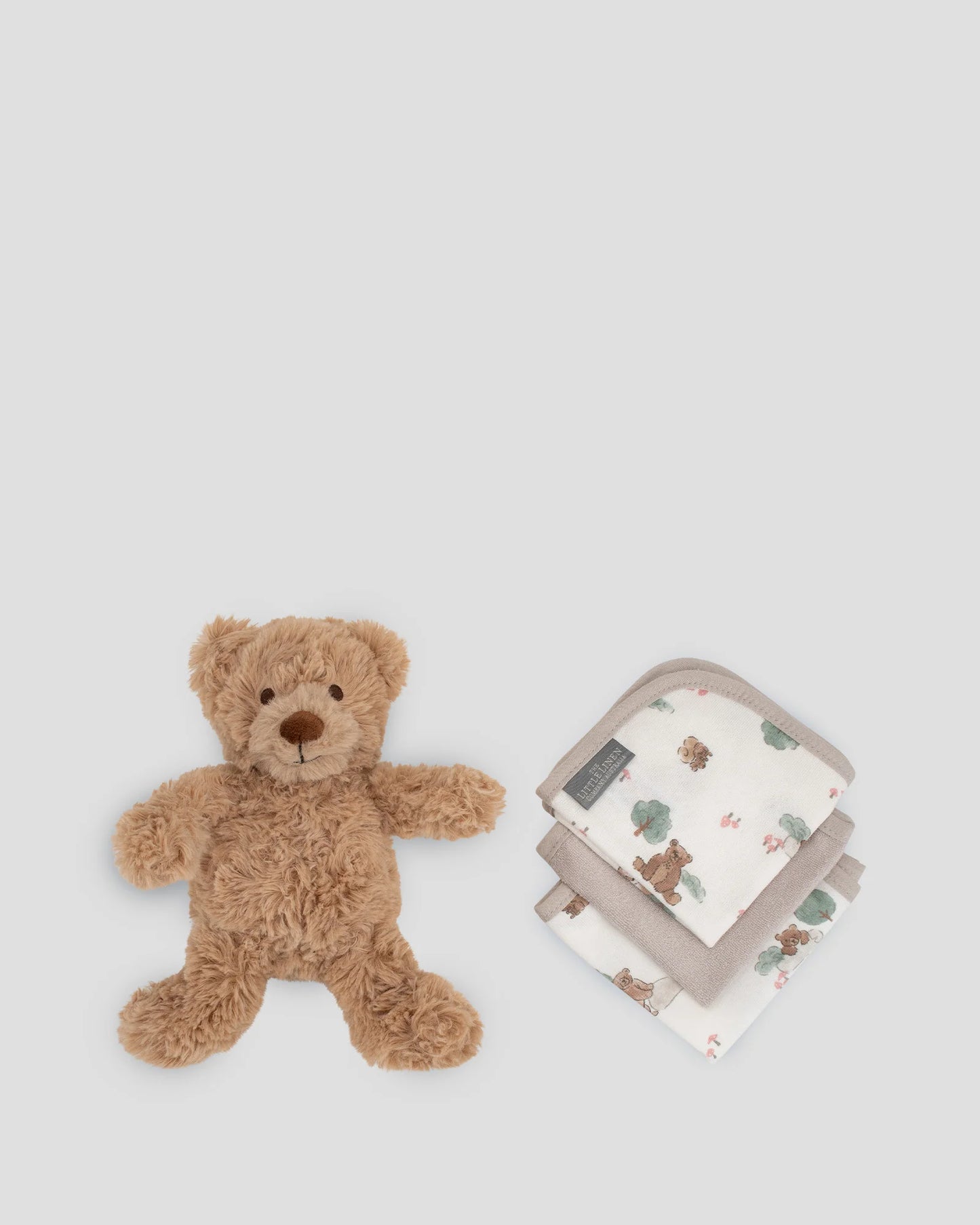 Soft Plush Toy & Face Washers - Willow Bear