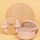 Silicone Suction Bowl w Lid & Spoon - Blossom