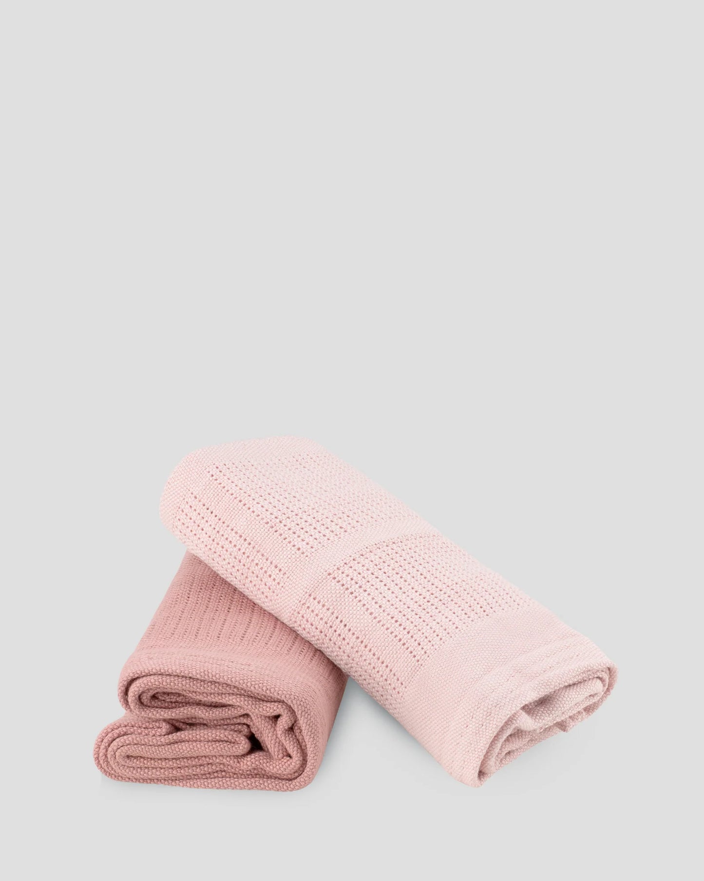 Baby Cellular Blanket 2Pk - Dusty Rose