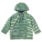 Striped Colour Change Raincoat - Green