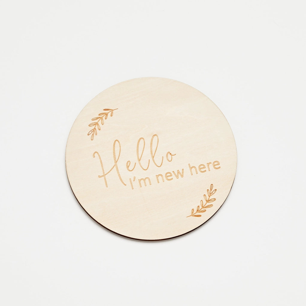 Announcement Plaque/Keepsake (Double Sided)