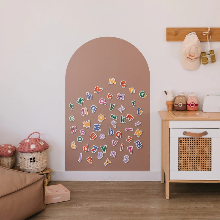 Magnetic Playwall™ | Magnetic Wall Decal For Kids & Playrooms - Clay