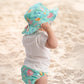 Toshi Swim Sunhat - Waratah Mint