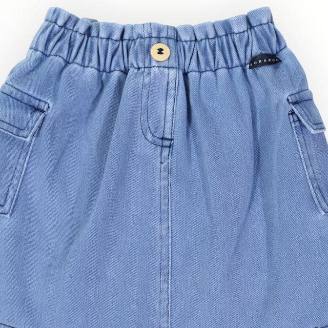 Soft Denim Skirt - Light