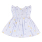 Libby Emb. Butterfly Dress - Pale Blue