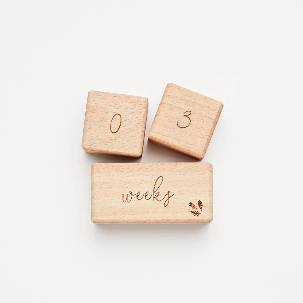Milestone Wooden Block Set