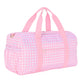 Weekend/Sport Duffle Bag - Pink Gingham