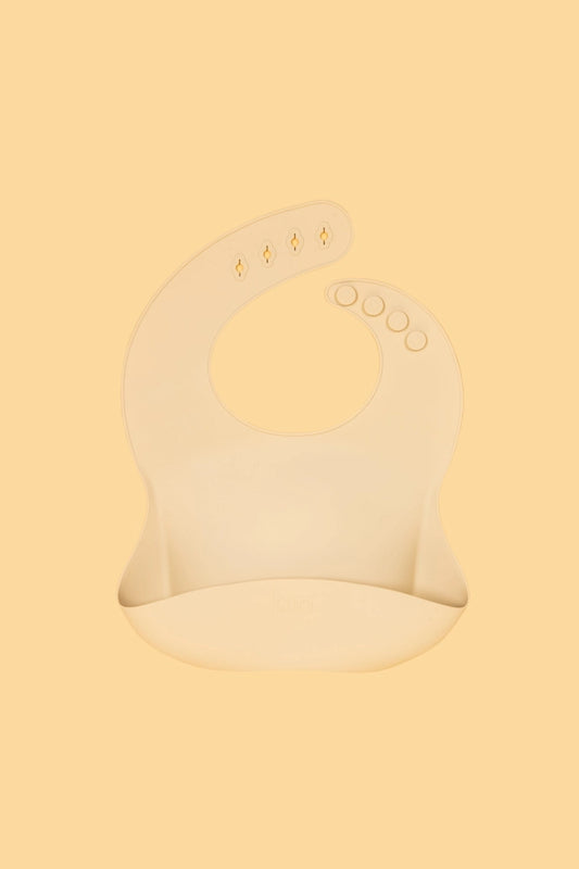 Silicone Bib - Vanilla
