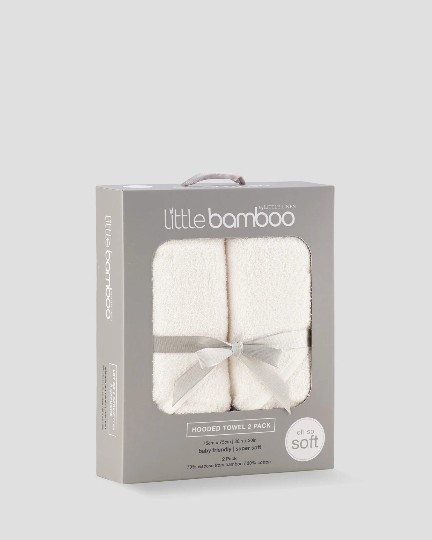 Baby Hooded Towels 2PK - Natural