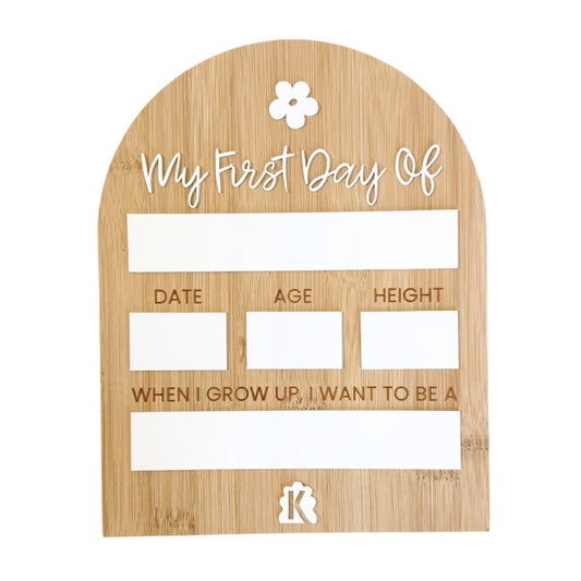 First Day Board - Flowers
