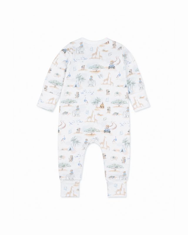 Brady L/S Zipsuit - Brady Print