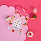 Strawberry Cupcake Themed Nail Stickers