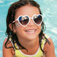 Kids Sunglasses - Heart, Milkshake