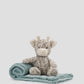 Soft Plush Toy & Blanket - Savanna Giraffe