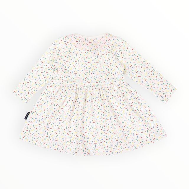 Sprinkles Cotton Dress - Beige