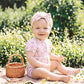 Willa S/S Zip Romper - Willa Print