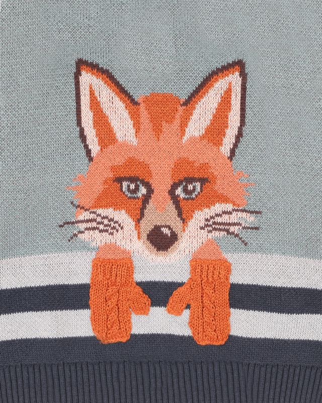 Mr Fox in Mittens Jumper