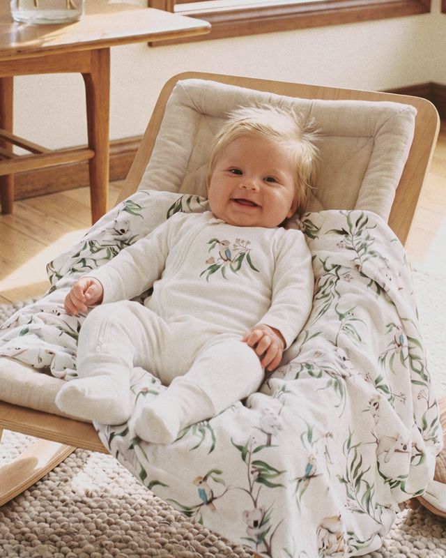 Taylor L/S Kookaburra  Zipsuit - Cloud