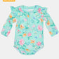 Toshi Swim Onesie L/S - Waratah Mint