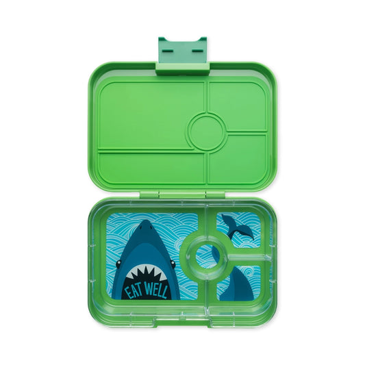 Yumbox Tapas Bento Box - Green - 4 Compartment Tray