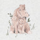 Mateo Bear Tee - Lt Grey Marl