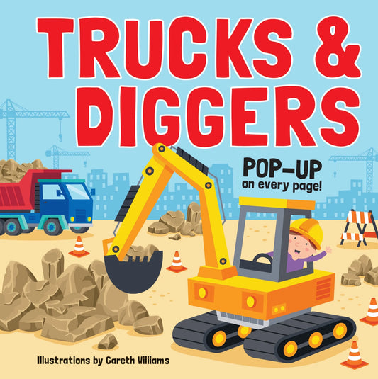 Trucks & Diggers - Pop Up Book