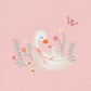Emmy Ducks & Flowers L/S Tee - Dusty Rose