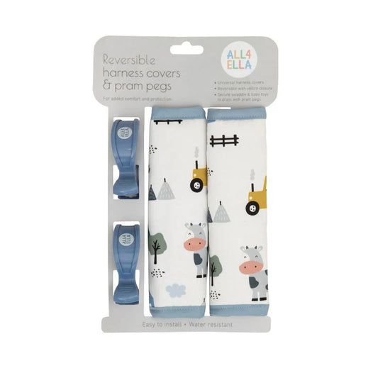 Harness Covers & Pram Pegs - Barnyard