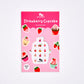 Strawberry Cupcake Themed Nail Stickers