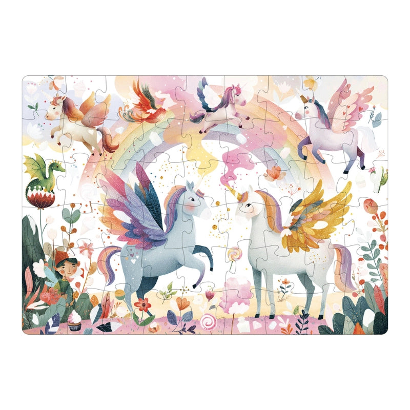Magic Water Puzzle & Book Set - Unicorns