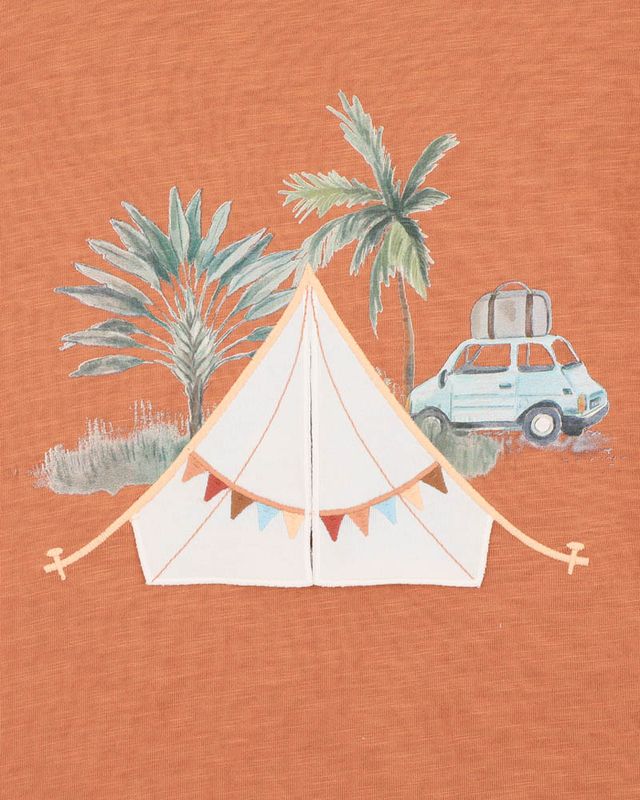 Ivan 3D Tent Tee - Clay
