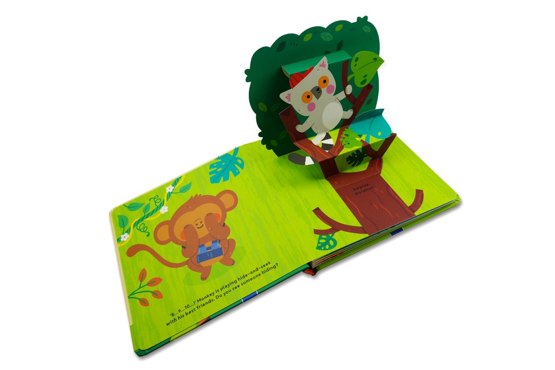 Lift Up + Pop Up: Wild Animals