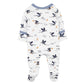 Nino Print L/S Zip Onesie