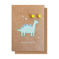 Dinosaur Pom Pom Card