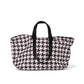 Fold Up Tote - Houndstooth