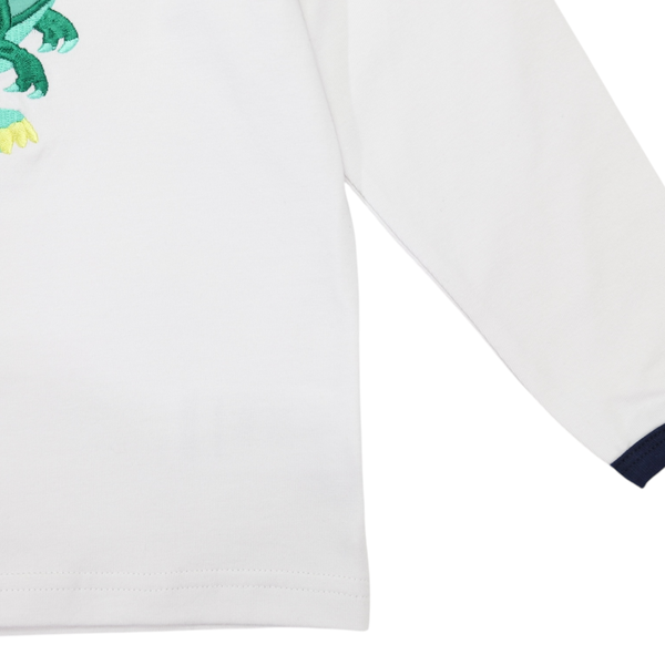 T-Rex Applique Tee - Grey