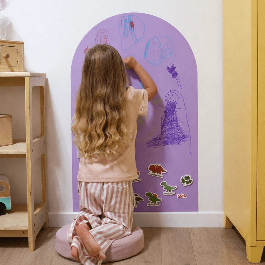 Magnetic Playwall™ | Magnetic Wall Decal For Kids & Playrooms - Lavender