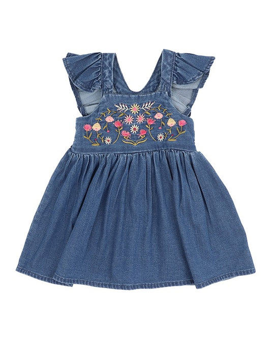Wild Horses Denim Dress - Indigo