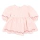 Embroidered Dress - Pink Blush