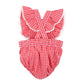Sundae Bodysuit - Pink/Red Gingham