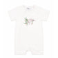 Taylor S/S Zip Romper - Cloud