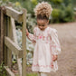 Embroidered Dress - Pink Blush