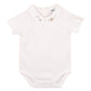 Evan Emb Collared Bodysuit - Cloud