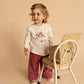 Fern Pull On Cord Pants - Plum