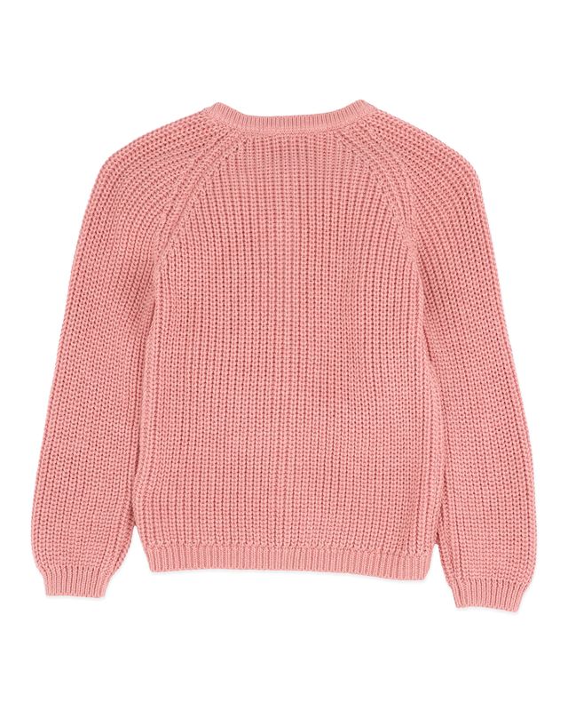 Gemma Chunky Rib Cardigan - Dusky Rose
