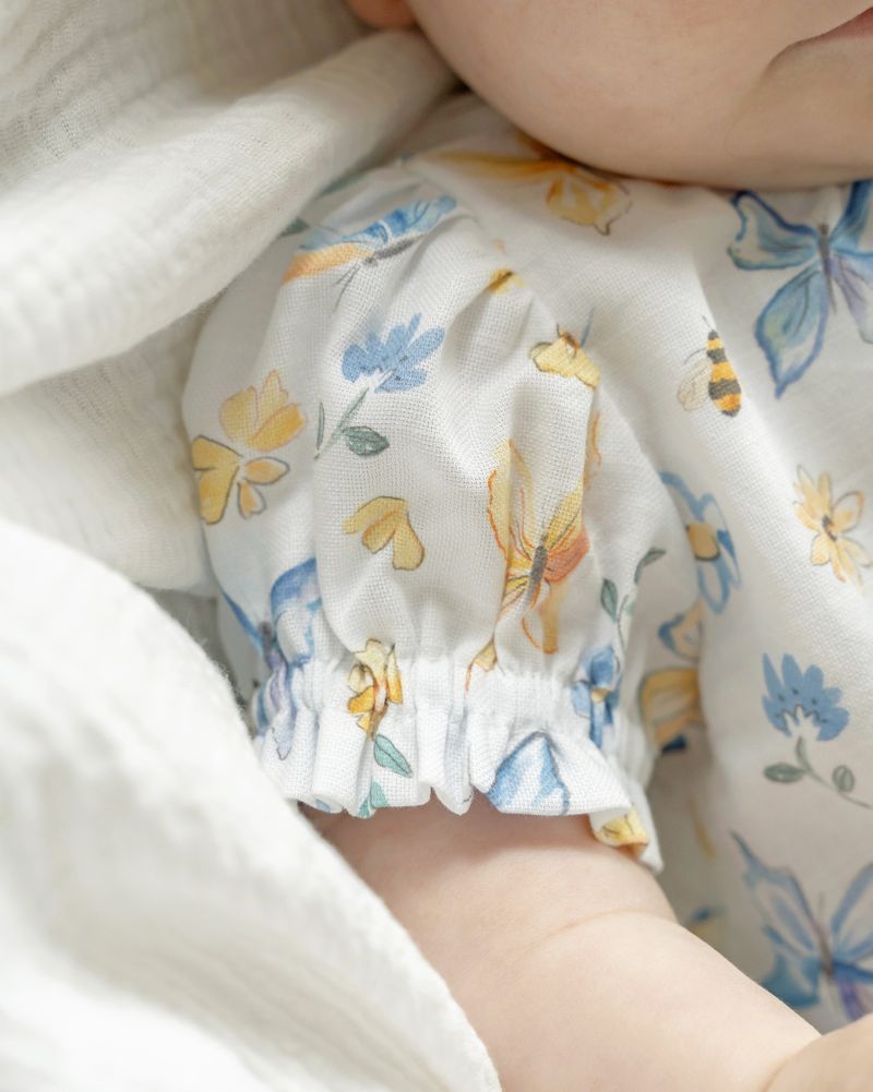 Libby S/S Butterfly Print Romper