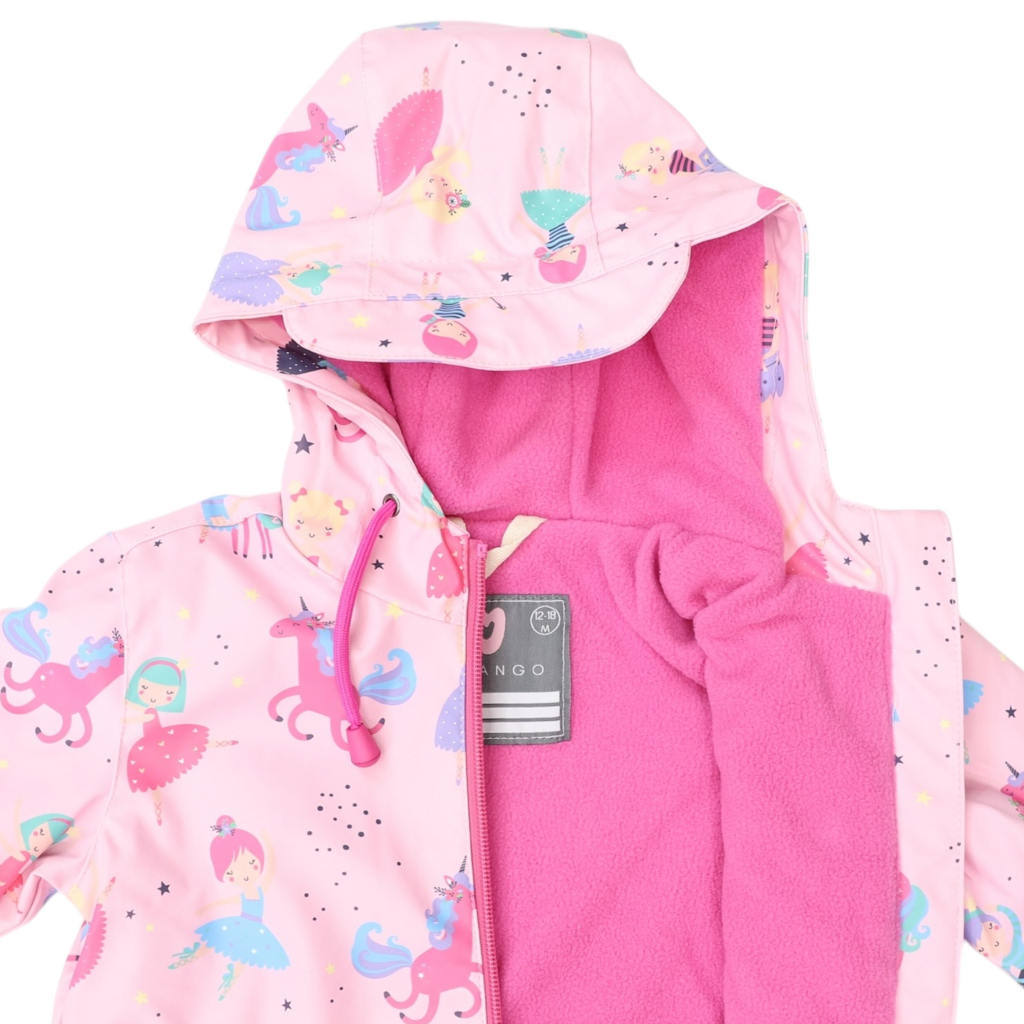 Dancing Unicorns Rain Suit - Pink