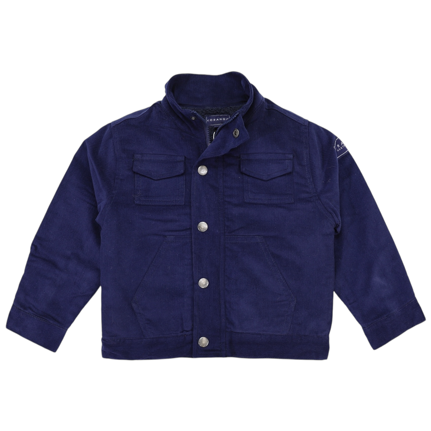 Sherpa Lined Cord Jacket - Navy