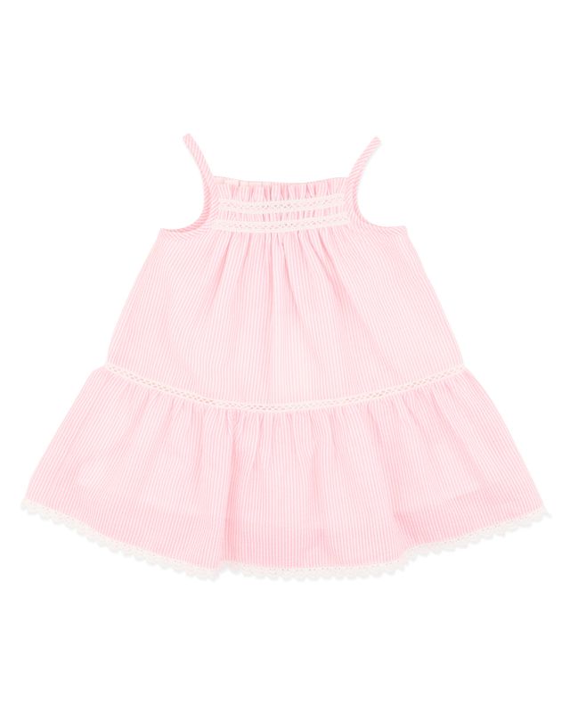 Willa Dress - Musk Pink Stripe