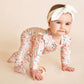Floral L/S Zipsuit - Fern Floral
